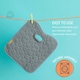 image 3 of koo-di oopsie do do wetec seat protector- rain cloud