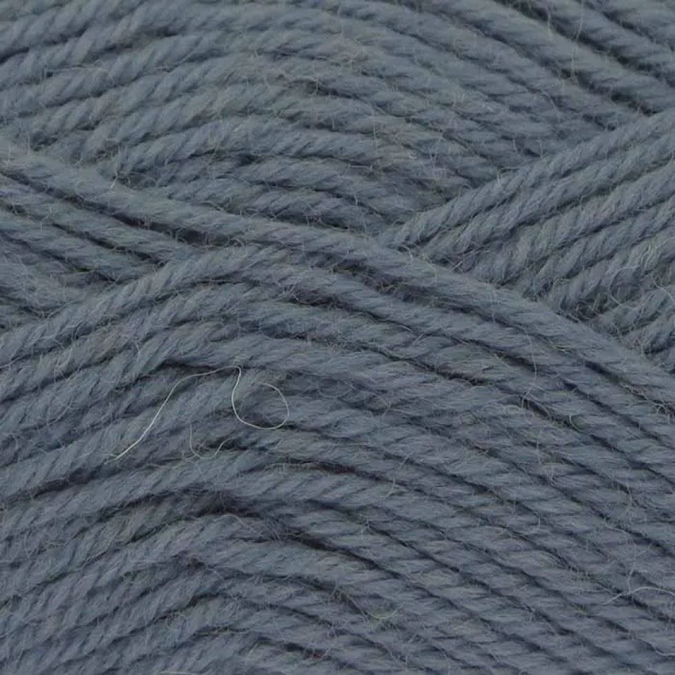 King Cole Blue Merino Blend 4 Ply Yarn Cone For Crochet, Knitting - per 500 gram ball