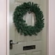 image 8 of 60cm Plain Green Christmas Wreath with 160 Tips