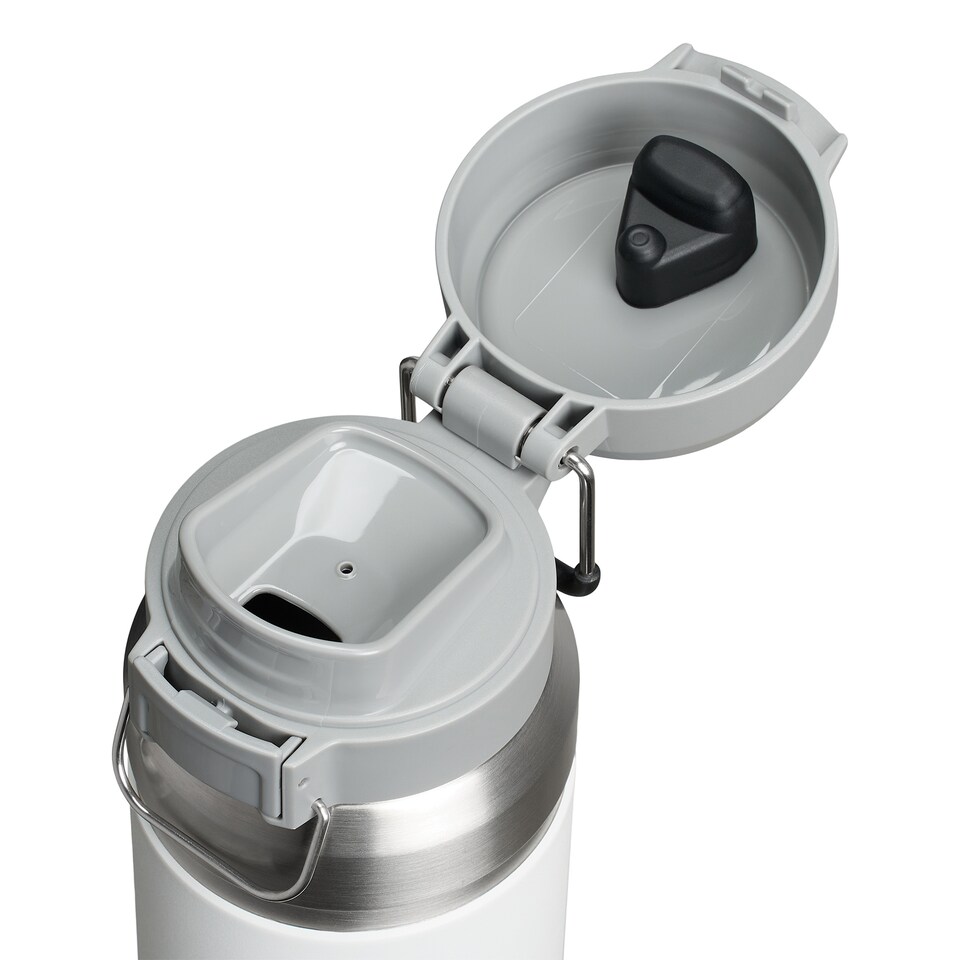 image 1 of Quick-Flip Water Bottle 1.06L | White | White | Not provided