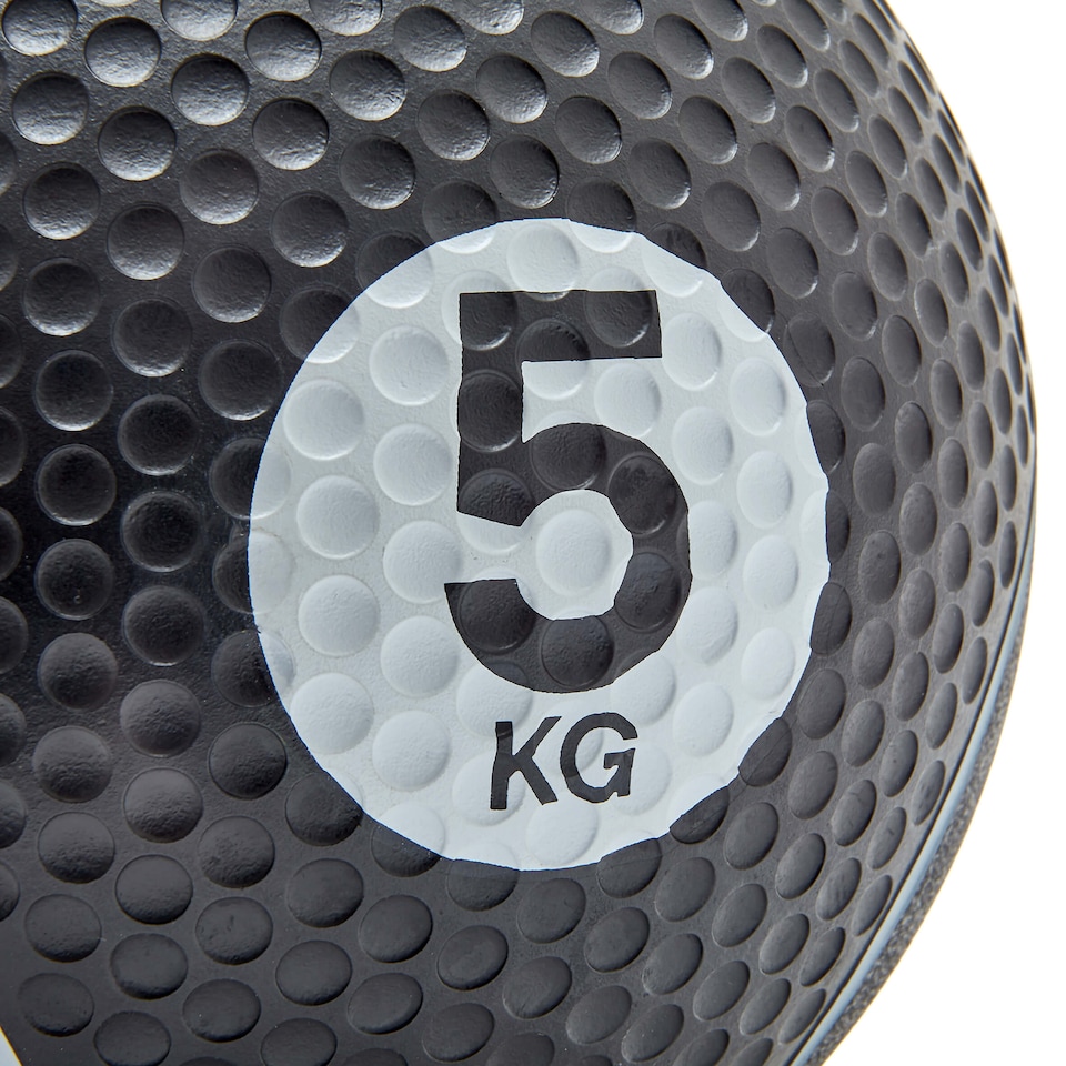 image 1 of Reebok 5kg Medicine Ball — 19 cm Dual-Textured Grip. | Multi | 19cm diameter