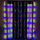 image 1 of 2.1m 300 LED Indoor Outdoor Party Curtain Christmas Lights in Multi-Coloured