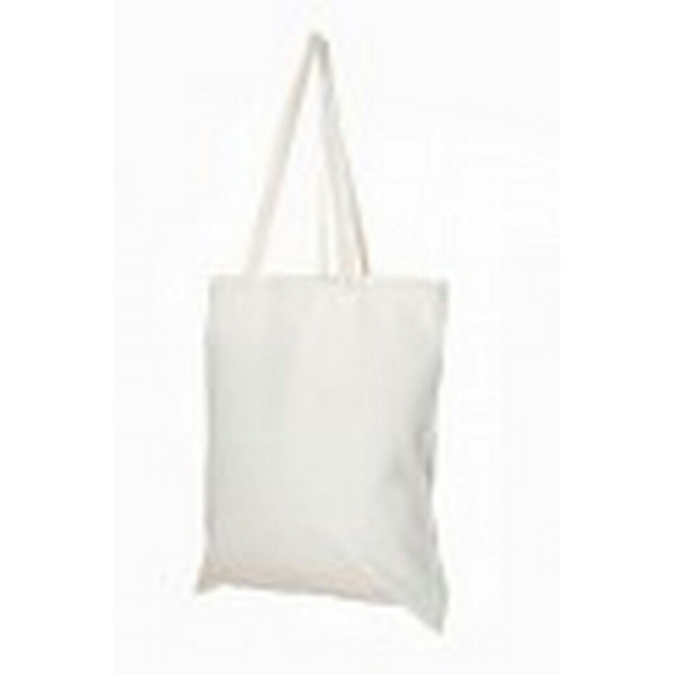 United Bag Store Cotton Long Handle Tote Bag - Natural - One Size (UTUB127)