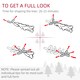 image 4 of HOMCOM 6.5FT Artificial Slim Christmas Tree Holiday Home Decor with Pine Cones