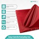 image 3 of 1pc Polyester Table Napkins, Wrinkle-Resistant Cloth Napkin - 20 Inch