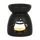 image 1 of Black Cauldron Cut Out Oil Burner