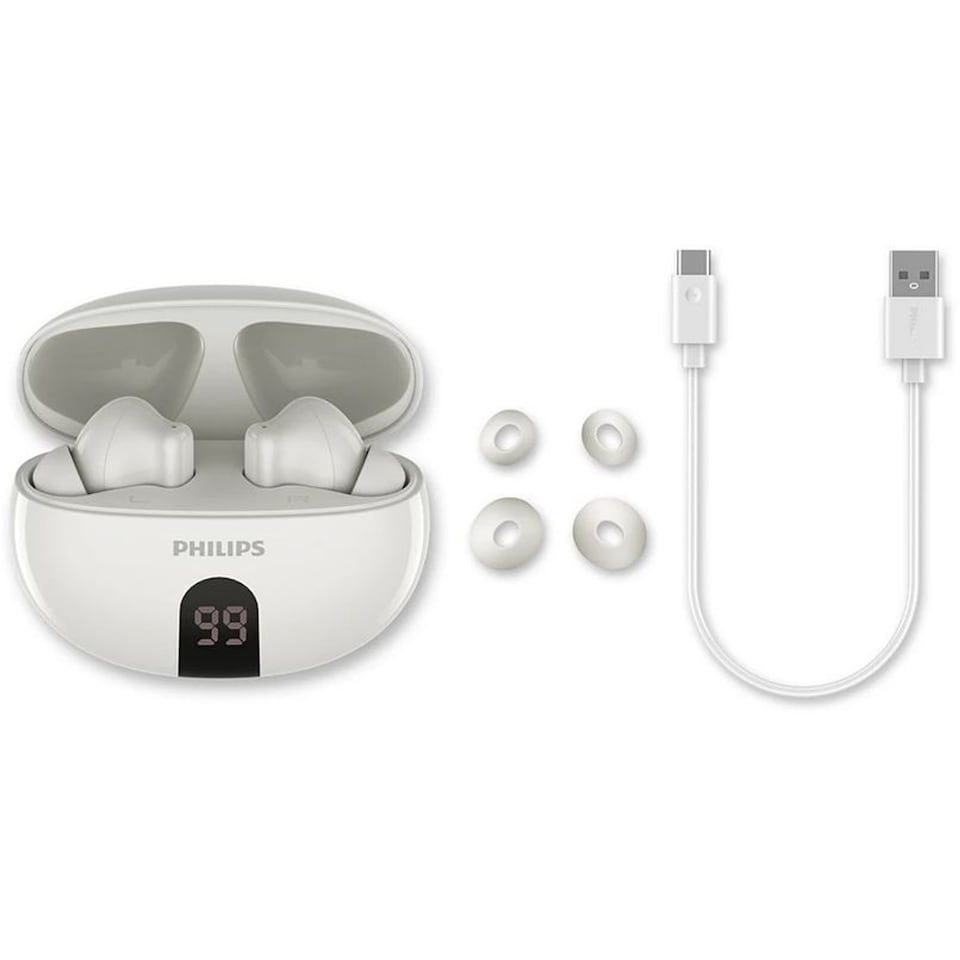 image 1 of Philips TAT2520 Wireless In Ear Headphones  in White