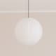 image 2 of ValueLights Isla White Paper Globe Ceiling 40cm Lamp Shade | White