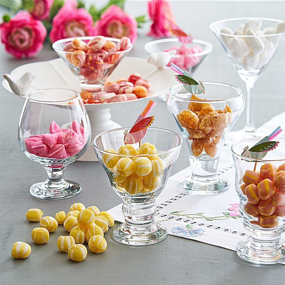 image 1 of LAV Frosty Ice Cream Bowls - 9cm - Clear - Pack of 6 | Clear | Clear