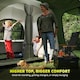 image 3 of Outsunny 3-4 Man Tunnel Tent with Sewn in Floor, 3000mm Waterproof 
