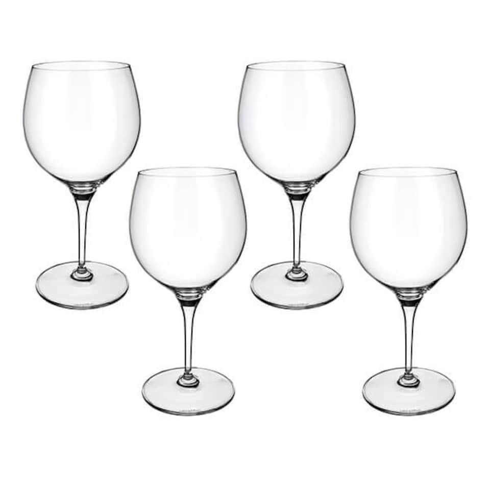 image 1 of Villeroy & Boch Maxima Set of 4 Burgundy Goblets