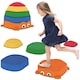 image 1 of AIYAPLAY 5PCS Kids Stepping Stones, Frog-Shaped Balance Stepping Stones | Multi | One Size