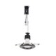 image 1 of ValueLights Downlight Fixed Black Chrome Ceiling Light Fitting Single Pack