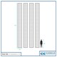 image 5 of Harbour Housewares 50gsm Weed Control Fabric Set with Pegs & Plates - 2M x 20M (4 Rolls) White