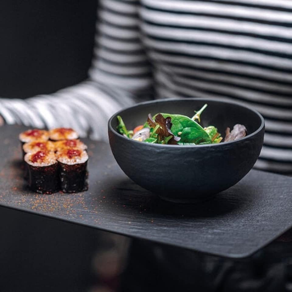 image 1 of Villeroy & Boch Manufacture Rock Noire Rice Bowl