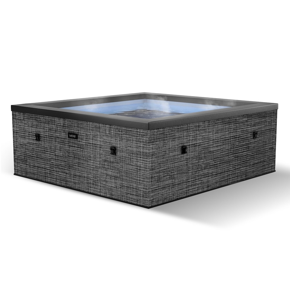 image 1 of Wave Garda 4 Person Eco Foam Hot Tub, Flint Grey