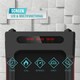 image 4 of Strongology MOTIONIC BLACK Home and Office Ultra Quiet Adjustable Speed 1-8km/h Slimline 2.5HP Bluetooth Treadmill with LED Display - Fully Assembled
