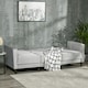 image 8 of HOMCOM Upholstered Sofa Bed Reversible Sectional Sofa Set Velvet-Touch Sleeper
