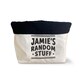 image 1 of Pre-personalised Top Bloke Storage Pouch Gift For Tools Bits and Pieces - Choose From Over 60 Names and Titles - Jamie | Grey
