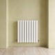 image 2 of Balterley Embrace Horizontal Double Panel Radiator | White | Gloss White | 1