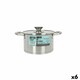 image 1 of Pot with Glass Lid Quttin Hermes Steel 2,8 L (6 Units) N/A