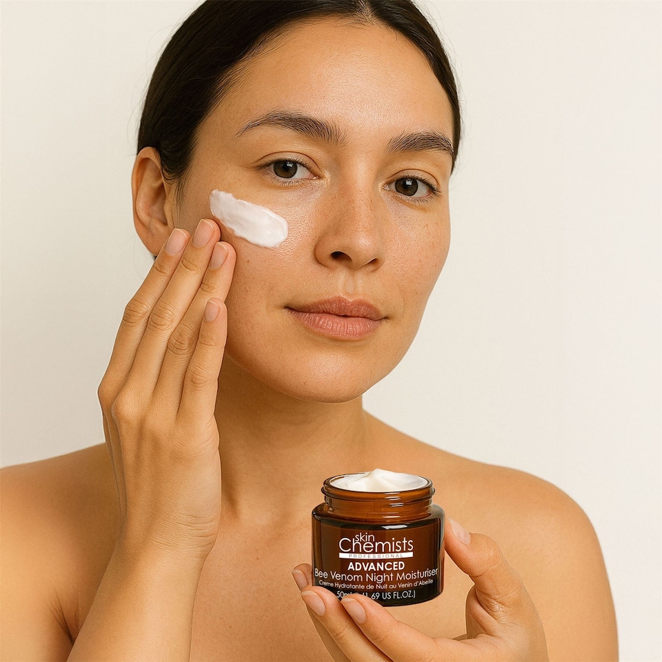 image 1 of skinChemists Pro-5 Collagen Anti-Ageing Bee Venom Night Moisturiser 50ml for Firmness and Collagen Support