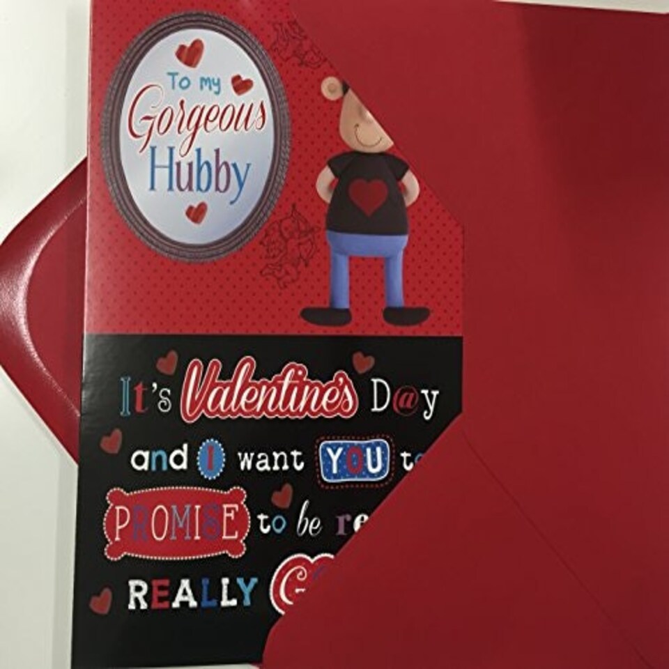image 1 of To My Gorgeous Hubby Husband Humour Funny Greeting Valentine's Day Card