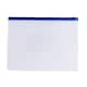 image 6 of Pack of 12 A5 Clear Zippy Bags with Blue Zip