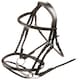 image 1 of Shires Velociti Padded Raised Flash Bridle Brown | Size: X-Full
Colour: H.Brown