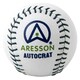 image 1 of Aresson Autocrat Leather Rounders Ball - White - One Size