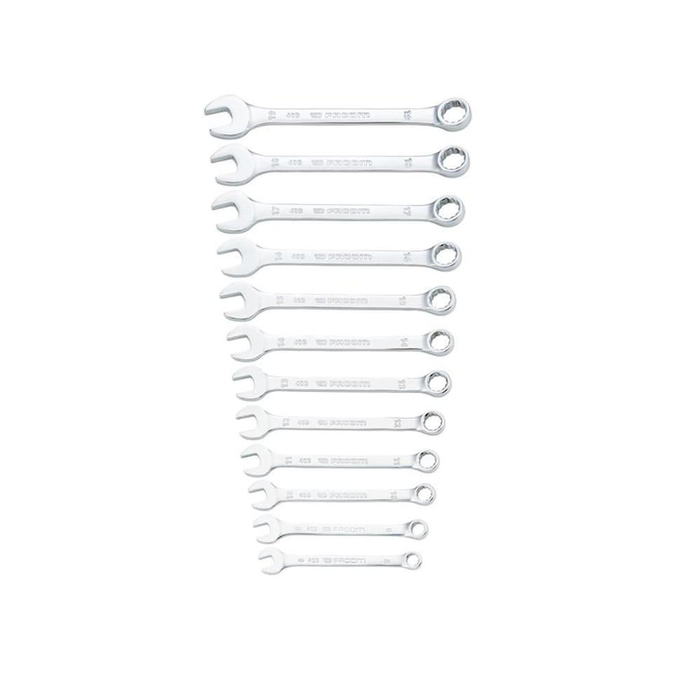 image 1 of Facom 40B.JP12PB 40B Series slim metric combination spanner set, 12-piece (8-19mm).