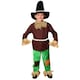 image 1 of Scarecrow Costume Brown Top & Green Trousers With Faux Straw | Brown | XL
