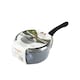 image 3 of 18cm Forged Carbon Steel Marble Grey Saucepan