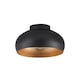 image 2 of EGLO Mogano 2 Ø280 Black/Gold Ceiling Light