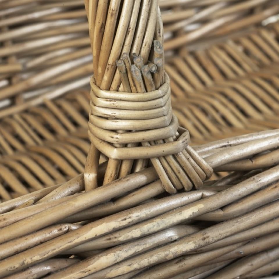 image 1 of Set of 2 Kew Design Garden Trugs | Brown | Brown | Full Set