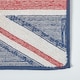 image 4 of Homescapes Union Jack Flag Cotton Bath Mat