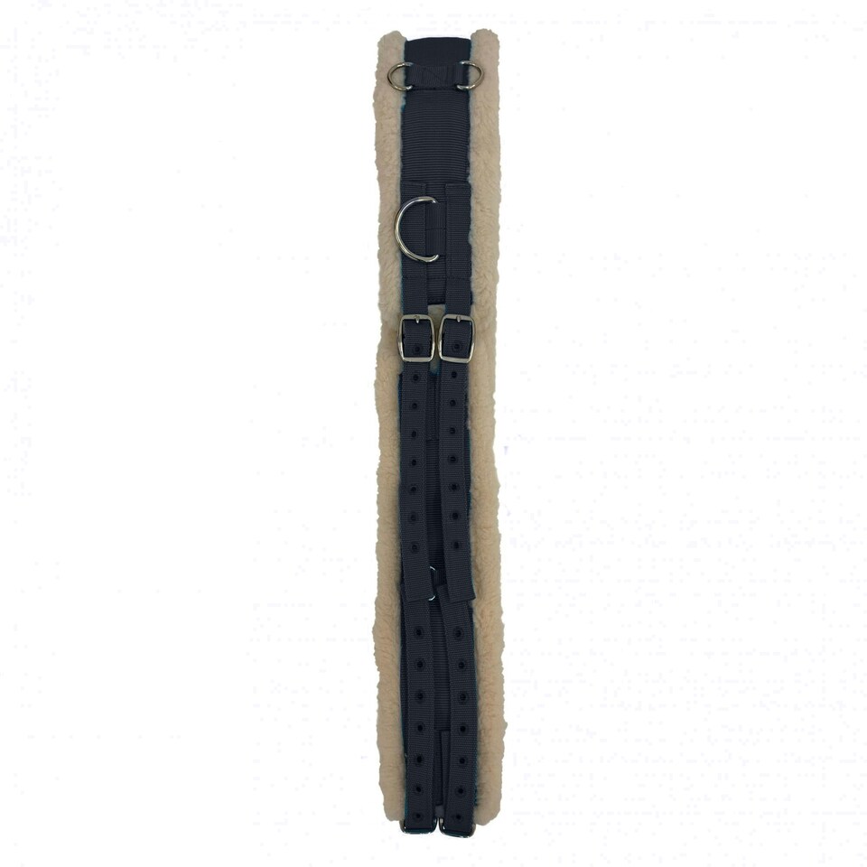 image 1 of Shires Fleece Padding Nylon Horse Lunging Roller - Black - Cob