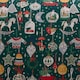 image 3 of Fusion Christmas Ornaments Duvet Cover Set Green