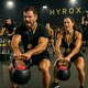 image 2 of Strongology 7-in-1 Adjustable Smart Kettlebell up to 18kg Black with Red Dial Home Fitness Gym Equipment