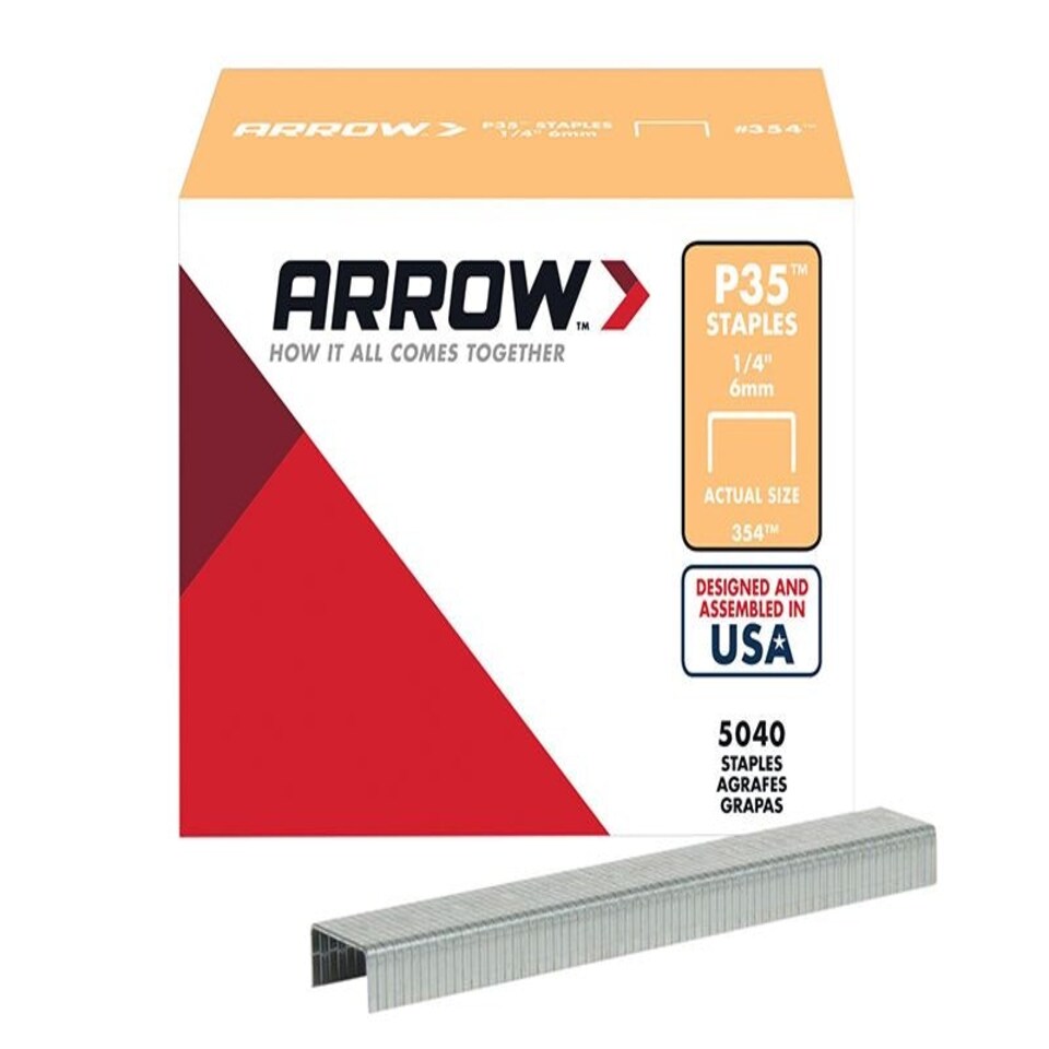 Arrow - P35 Staples 6mm (1/4in) (Box 5040)