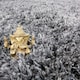 image 6 of KUKOON Slate Grey Super Soft Shaggy Rug 160cm x 230cm