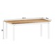 image 5 of Mercers Furniture Corona White 6'0 Dining Table & 6 Chairs Set Solid Wood Mexican Pine Wooden Kitchen