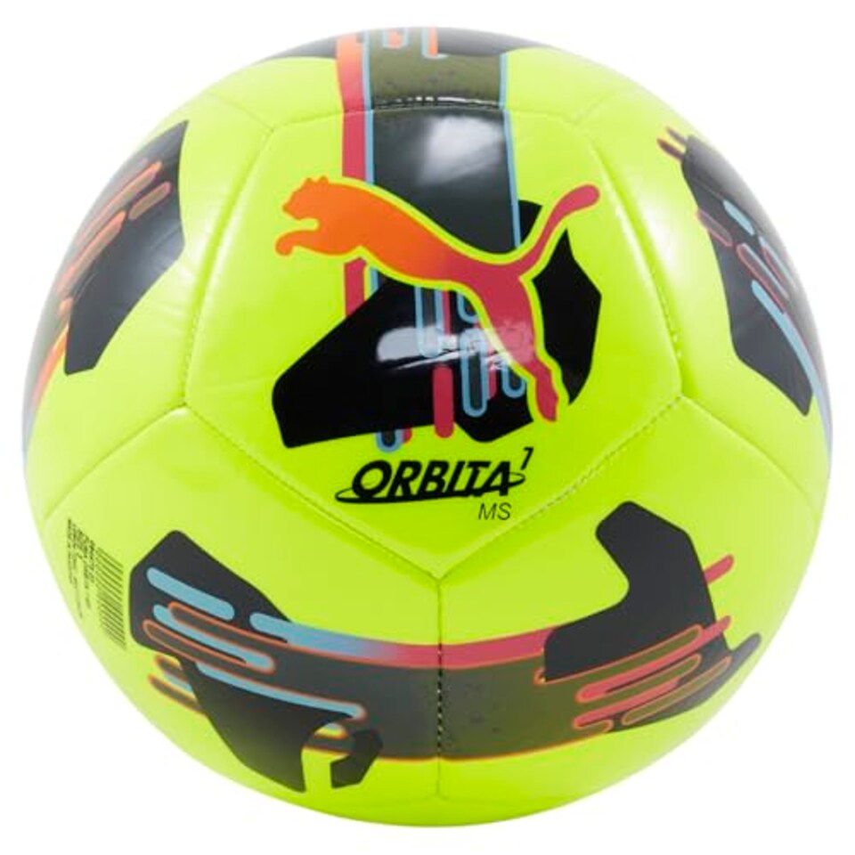 image 1 of Puma Orbita 7 Ms Football (4) (Lemon/Multicoloured)