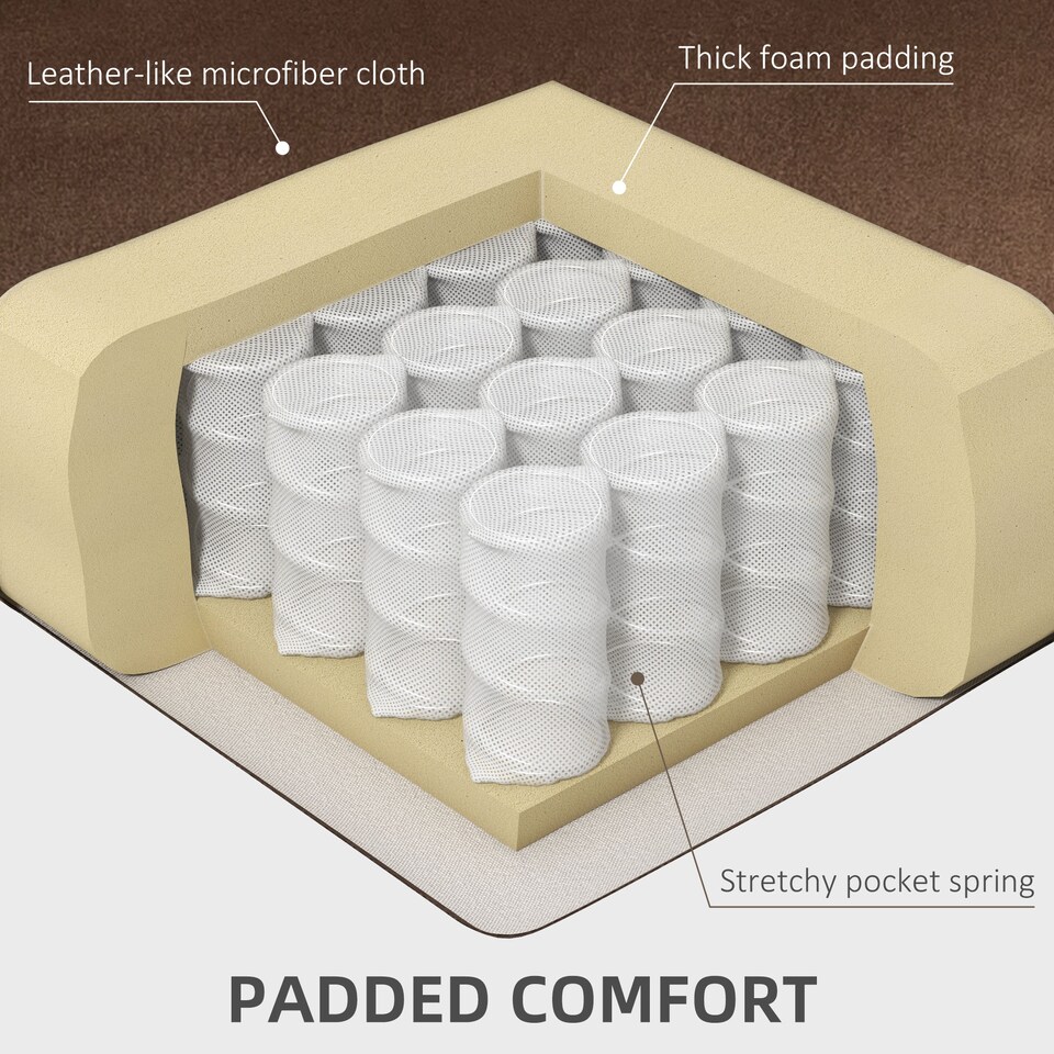 image 1 of HOMCOM Velvet Riser and Recliner Chair for the Elderly, Quick Assembly, Fabric Overstuffed Lift Chair with Vibration Massage and Heat, Remote Control, Side Pockets, Dark Brown | Brown | Dark brown