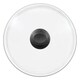 image 1 of SPARES2GO Glass Cookware Lid + Curved Handle Tempered Pan Pot Dish Cover Replacement Kit (30cm)