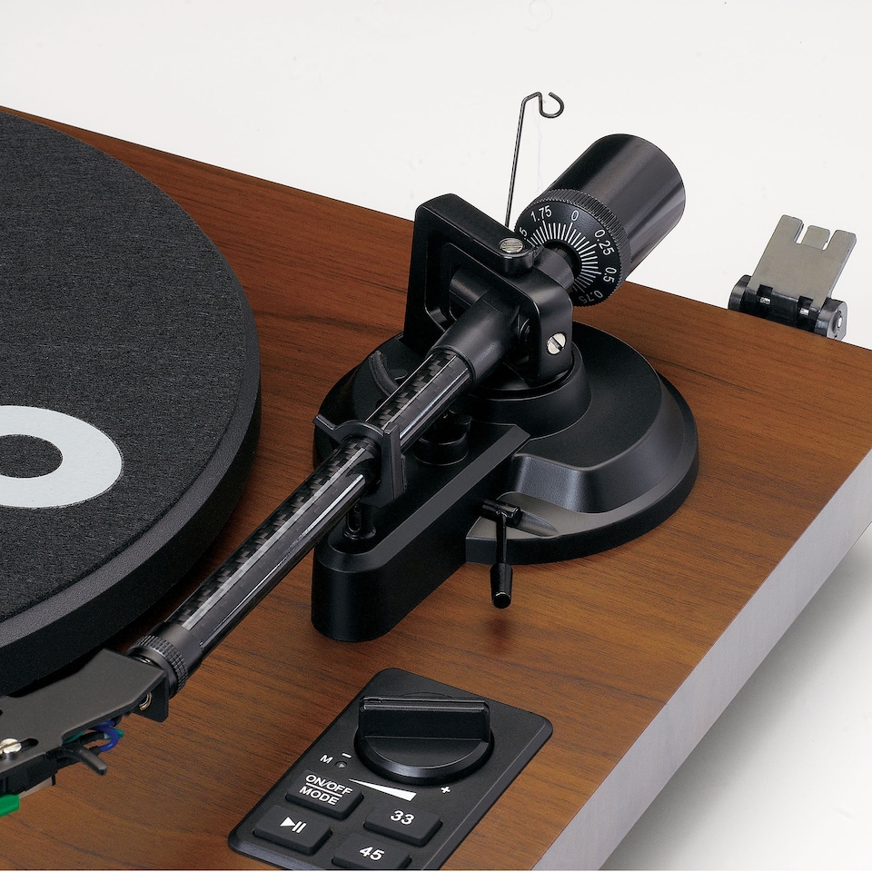 image 1 of LENCO LS-600WA - Record player with built-in amplifier and Bluetooth plus 2 external speakers