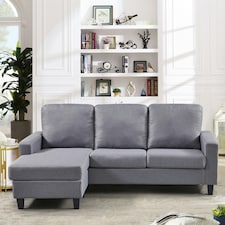 Modbury Reversible Corner Sofa - Light Grey