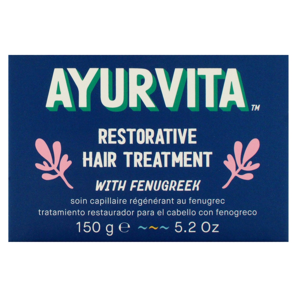 image 1 of Restorative Hair Treatment With Fenugreek by AyurVita for Unisex - 5.2 oz Treatment