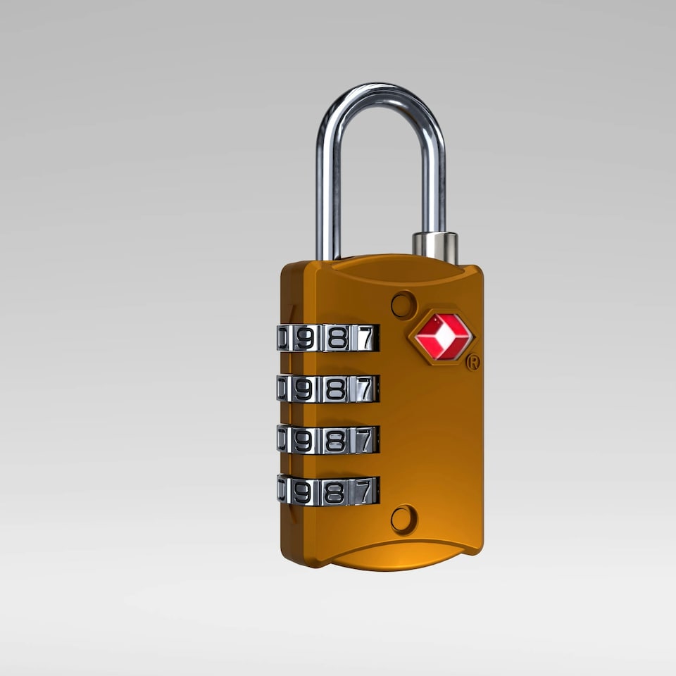 image 1 of Travel TSA Lock - Orange Chill Yellow