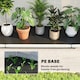 image 5 of Outsunny Foldable Small Greenhouse, Mini Greenhouse with PE Base, Green | Green | Green
